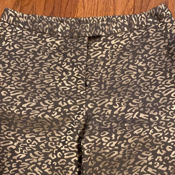 Cato black & gold straight cut pants. Size 8 - Picture 3 of 13